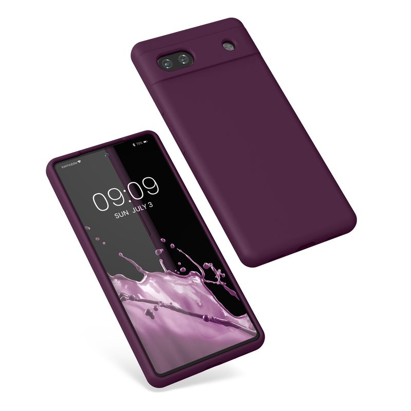 Laptop, Telefoane si Tablete - Telefoane mobile si accesorii - Accesorii Telefoane - Huse telefoane - Husa Kwmobile pentru Google Pixel 6a, anti-alunecare, silicon, mov - Infinity.ro
