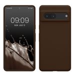 Laptop, Telefoane si Tablete - Telefoane mobile si accesorii - Accesorii Telefoane - Huse telefoane - Husa Kwmobile pentru Google Pixel 7, anti-alunecare, silicon, ciocolatiu - Infinity.ro
