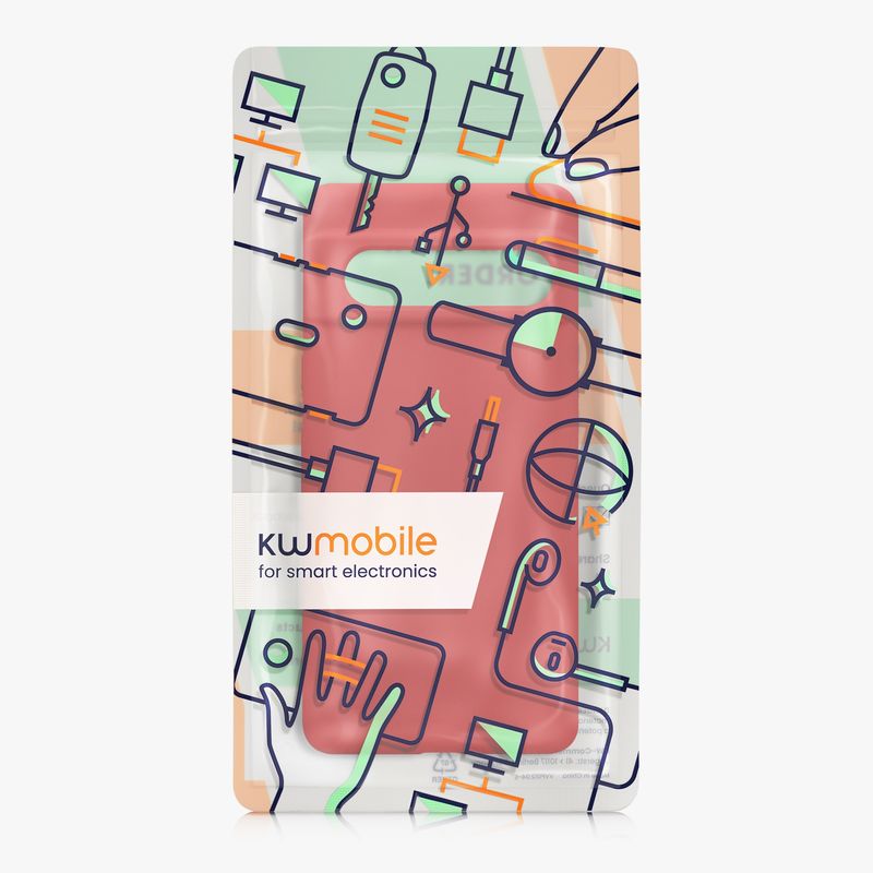 Laptop, Telefoane si Tablete - Telefoane mobile si accesorii - Accesorii Telefoane - Huse telefoane - Husa Kwmobile pentru Google Pixel 7, anti-alunecare, silicon, rosu - Infinity.ro