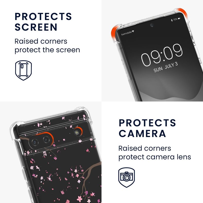 Laptop, Telefoane si Tablete - Telefoane mobile si accesorii - Accesorii Telefoane - Huse telefoane - Husa Kwmobile pentru Google Pixel 6a, protectie la socuri, TPU, multicolor - Infinity.ro