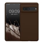 Laptop, Telefoane si Tablete - Telefoane mobile si accesorii - Accesorii Telefoane - Huse telefoane - Husa Kwmobile pentru Google Pixel 7, anti-alunecare, silicon, ciocolatiu - Infinity.ro