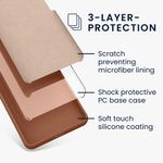 Laptop, Telefoane si Tablete - Telefoane mobile si accesorii - Accesorii Telefoane - Huse telefoane - Husa Kwmobile pentru Google Pixel 7 Pro, anti-alunecare, silicon, maro - Infinity.ro