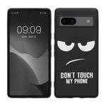 Laptop, Telefoane si Tablete - Telefoane mobile si accesorii - Accesorii Telefoane - Huse telefoane - Husa Kwmobile pentru Google Pixel 7a, anti-alunecare, silicon, alb, negru - Infinity.ro