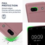 Laptop, Telefoane si Tablete - Telefoane mobile si accesorii - Accesorii Telefoane - Huse telefoane - Husa Kwmobile pentru Google Pixel 7a, anti-alunecare, silicon, roz antic - Infinity.ro