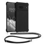 Laptop, Telefoane si Tablete - Telefoane mobile si accesorii - Accesorii Telefoane - Huse telefoane - Husa Kwmobile pentru Google Pixel 7, protectie la socuri, silicon, negru - Infinity.ro