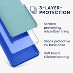 Laptop, Telefoane si Tablete - Telefoane mobile si accesorii - Accesorii Telefoane - Huse telefoane - Husa Kwmobile pentru Google Pixel 8 Pro, anti-alunecare, silicon, albastru - Infinity.ro