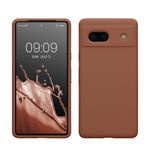 Laptop, Telefoane si Tablete - Telefoane mobile si accesorii - Accesorii Telefoane - Huse telefoane - Husa Kwmobile pentru Google Pixel 7a, anti-alunecare, silicon, maro mocha - Infinity.ro