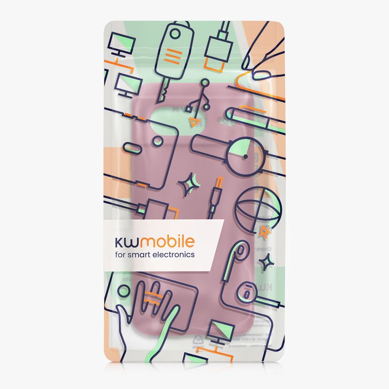 Laptop, Telefoane si Tablete - Telefoane mobile si accesorii - Accesorii Telefoane - Huse telefoane - Husa Kwmobile pentru Google Pixel 8, anti-alunecare, silicon, mov - Infinity.ro