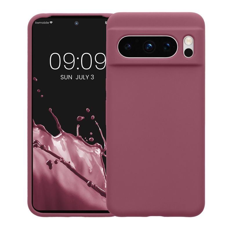 Laptop, Telefoane si Tablete - Telefoane mobile si accesorii - Accesorii Telefoane - Huse telefoane - Husa Kwmobile pentru Google Pixel 8 Pro, anti-alunecare, silicon, mov - Infinity.ro