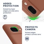 Laptop, Telefoane si Tablete - Telefoane mobile si accesorii - Accesorii Telefoane - Huse telefoane - Husa Kwmobile pentru Google Pixel 8, anti-alunecare, silicon, maro - Infinity.ro