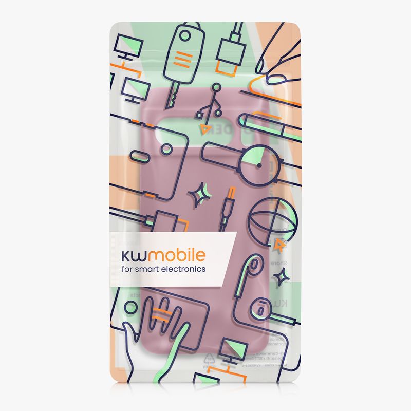Laptop, Telefoane si Tablete - Telefoane mobile si accesorii - Accesorii Telefoane - Huse telefoane - Husa Kwmobile pentru Google Pixel 8 Pro, anti-alunecare, silicon, mov - Infinity.ro