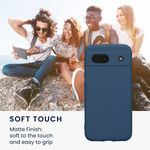 Laptop, Telefoane si Tablete - Telefoane mobile si accesorii - Accesorii Telefoane - Huse telefoane - Husa Kwmobile pentru Google Pixel 8a, anti-alunecare, protectie la zgarieturi, silicon, albastru - Infinity.ro