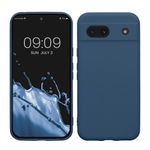 Laptop, Telefoane si Tablete - Telefoane mobile si accesorii - Accesorii Telefoane - Huse telefoane - Husa Kwmobile pentru Google Pixel 8a, anti-alunecare, protectie la zgarieturi, silicon, albastru - Infinity.ro