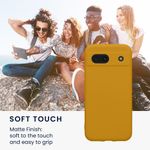 Laptop, Telefoane si Tablete - Telefoane mobile si accesorii - Accesorii Telefoane - Huse telefoane - Husa Kwmobile pentru Google Pixel 8a, anti-alunecare, protectie la zgarieturi, silicon, galben - Infinity.ro