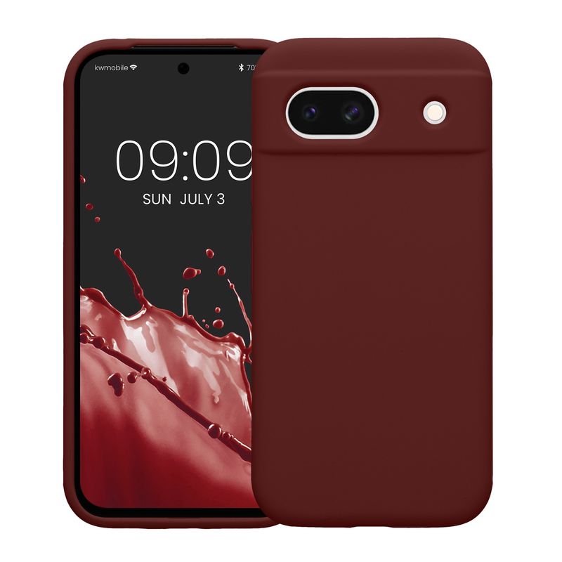 Laptop, Telefoane si Tablete - Telefoane mobile si accesorii - Accesorii Telefoane - Huse telefoane - Husa Kwmobile pentru Google Pixel 8a, anti-alunecare, silicon, rosu - Infinity.ro
