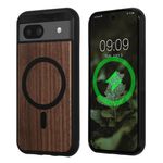 Laptop, Telefoane si Tablete - Telefoane mobile si accesorii - Accesorii Telefoane - Huse telefoane - Husa Kwmobile pentru Google Pixel 8a, compatibilitate MagSafe, lemn, TPU, maro - Infinity.ro