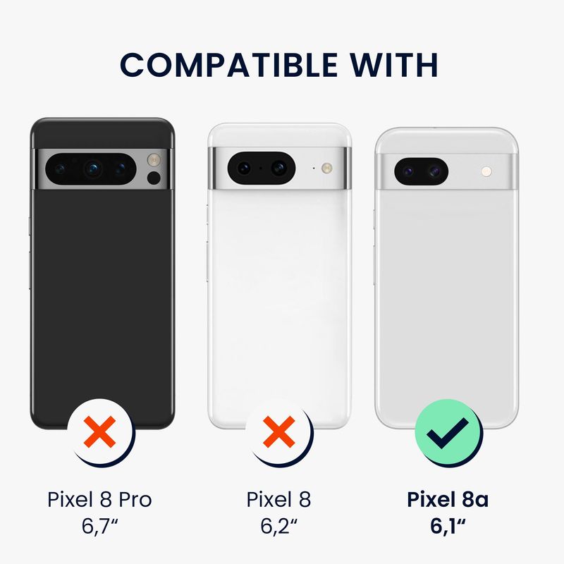 Laptop, Telefoane si Tablete - Telefoane mobile si accesorii - Accesorii Telefoane - Huse telefoane - Husa Kwmobile pentru Google Pixel 8a, compatibilitate MagSafe, lemn, TPU, maro - Infinity.ro