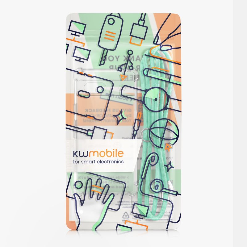 Laptop, Telefoane si Tablete - Telefoane mobile si accesorii - Accesorii Telefoane - Huse telefoane - Husa Kwmobile pentru Google Pixel 8a, protectie la socuri, TPU, transparent, verde - Infinity.ro