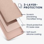 Laptop, Telefoane si Tablete - Telefoane mobile si accesorii - Accesorii Telefoane - Huse telefoane - Husa Kwmobile pentru Google Pixel 8a, anti-alunecare, silicon, roz prafuit - Infinity.ro