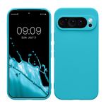 Laptop, Telefoane si Tablete - Telefoane mobile si accesorii - Accesorii Telefoane - Huse telefoane - Husa Kwmobile pentru Google Pixel 9 Pro, anti-alunecare, silicon, albastru glaciar - Infinity.ro
