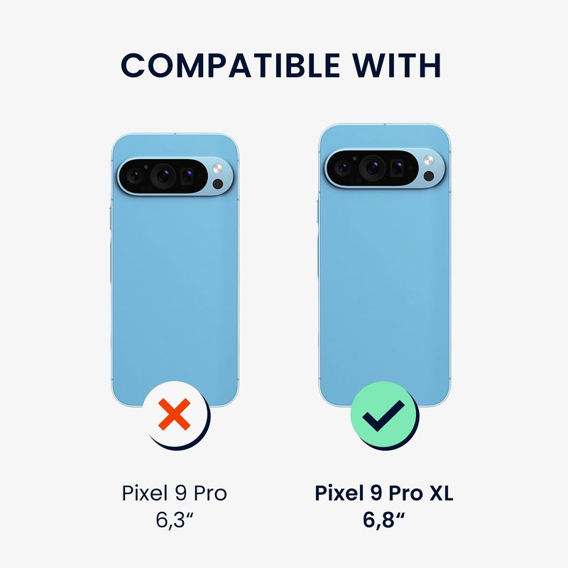 Laptop, Telefoane si Tablete - Telefoane mobile si accesorii - Accesorii Telefoane - Huse telefoane - Husa Kwmobile pentru Google Pixel 9 Pro XL, compatibilitate MagSafe, acril, TPU, transparent - Infinity.ro