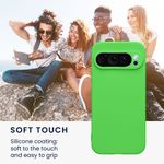 Laptop, Telefoane si Tablete - Telefoane mobile si accesorii - Accesorii Telefoane - Huse telefoane - Husa Kwmobile pentru Google Pixel 9 Pro, anti-alunecare, protectie la zgarieturi, silicon, verde - Infinity.ro