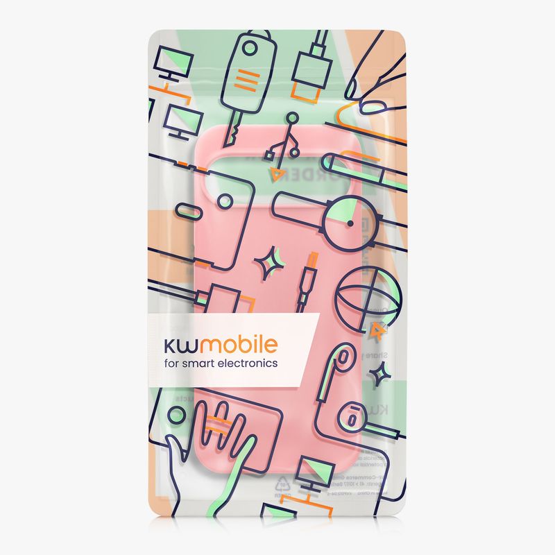 Laptop, Telefoane si Tablete - Telefoane mobile si accesorii - Accesorii Telefoane - Huse telefoane - Husa Kwmobile pentru Google Pixel 9 Pro XL, anti-alunecare, silicon, roz - Infinity.ro