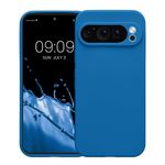 Laptop, Telefoane si Tablete - Telefoane mobile si accesorii - Accesorii Telefoane - Huse telefoane - Husa Kwmobile pentru Google Pixel 9 Pro, anti-alunecare, silicon, albastru recif - Infinity.ro