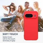 Laptop, Telefoane si Tablete - Telefoane mobile si accesorii - Accesorii Telefoane - Huse telefoane - Husa Kwmobile pentru Google Pixel 9, anti-alunecare, protectie la zgarieturi, silicon, roz - Infinity.ro