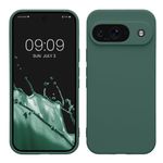 Laptop, Telefoane si Tablete - Telefoane mobile si accesorii - Accesorii Telefoane - Huse telefoane - Husa Kwmobile pentru Google Pixel 9, anti-alunecare, protectie la zgarieturi, silicon, verde - Infinity.ro