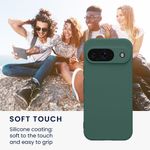 Laptop, Telefoane si Tablete - Telefoane mobile si accesorii - Accesorii Telefoane - Huse telefoane - Husa Kwmobile pentru Google Pixel 9, anti-alunecare, protectie la zgarieturi, silicon, verde - Infinity.ro