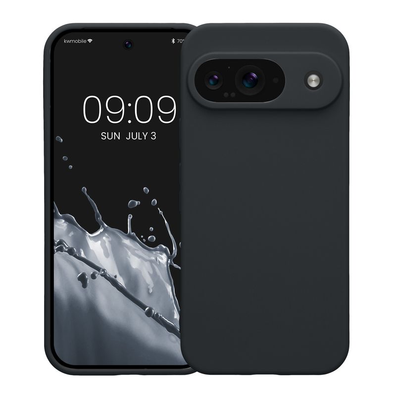 Laptop, Telefoane si Tablete - Telefoane mobile si accesorii - Accesorii Telefoane - Huse telefoane - Husa Kwmobile pentru Google Pixel 9, anti-alunecare, silicon, afine - Infinity.ro