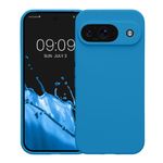Laptop, Telefoane si Tablete - Telefoane mobile si accesorii - Accesorii Telefoane - Huse telefoane - Husa Kwmobile pentru Google Pixel 9, anti-alunecare, silicon, albastru recif - Infinity.ro