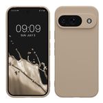 Laptop, Telefoane si Tablete - Telefoane mobile si accesorii - Accesorii Telefoane - Huse telefoane - Husa Kwmobile pentru Google Pixel 9, anti-alunecare, silicon, crem - Infinity.ro