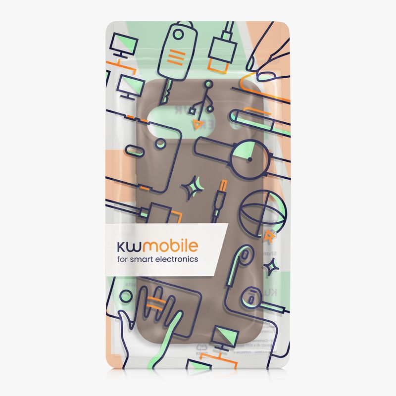 Laptop, Telefoane si Tablete - Telefoane mobile si accesorii - Accesorii Telefoane - Huse telefoane - Husa Kwmobile pentru Google Pixel 9, anti-alunecare, silicon, ciocolatiu - Infinity.ro