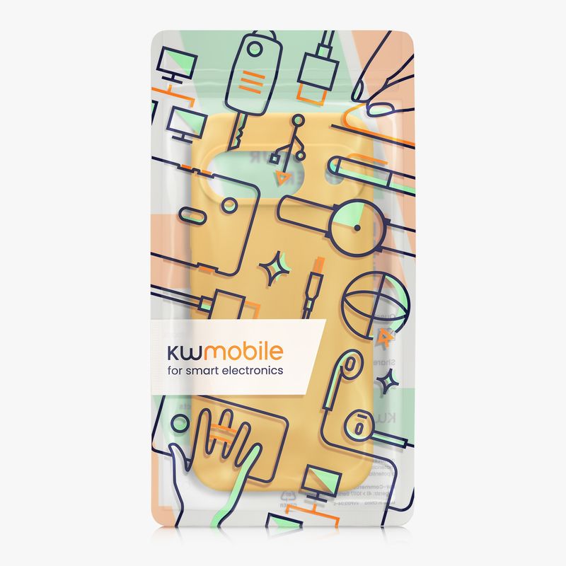Laptop, Telefoane si Tablete - Telefoane mobile si accesorii - Accesorii Telefoane - Huse telefoane - Husa Kwmobile pentru Google Pixel 9, anti-alunecare, silicon, galben - Infinity.ro