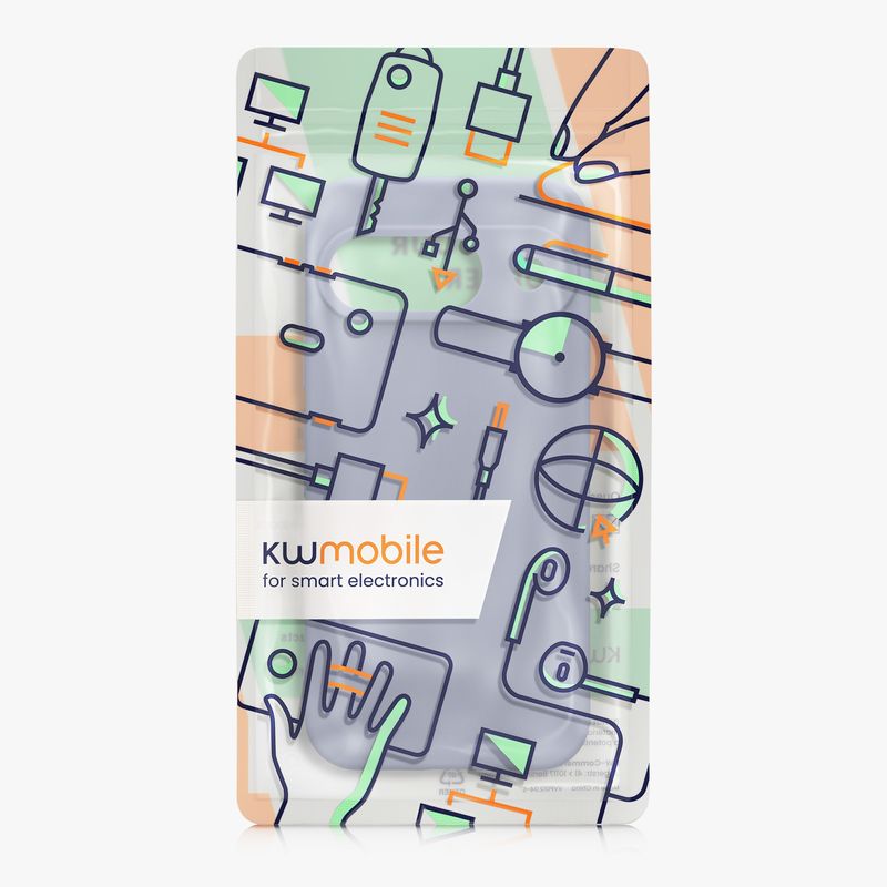 Laptop, Telefoane si Tablete - Telefoane mobile si accesorii - Accesorii Telefoane - Huse telefoane - Husa Kwmobile pentru Google Pixel 9, anti-alunecare, silicon, gri-lavanda - Infinity.ro