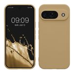 Laptop, Telefoane si Tablete - Telefoane mobile si accesorii - Accesorii Telefoane - Huse telefoane - Husa Kwmobile pentru Google Pixel 9, anti-alunecare, silicon, gri-maroniu - Infinity.ro