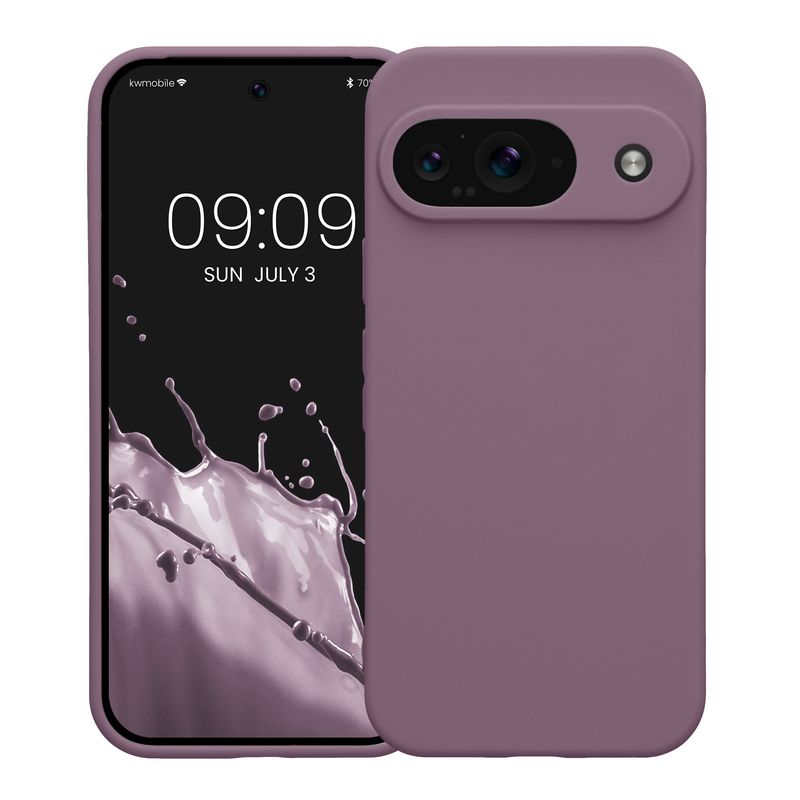Laptop, Telefoane si Tablete - Telefoane mobile si accesorii - Accesorii Telefoane - Huse telefoane - Husa Kwmobile pentru Google Pixel 9, anti-alunecare, silicon, iris - Infinity.ro