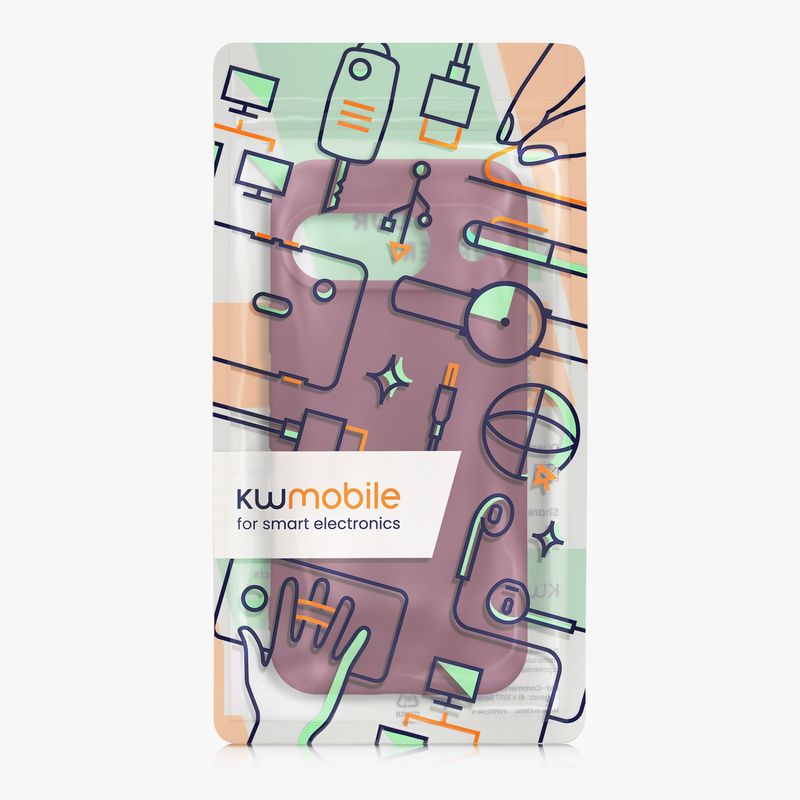 Laptop, Telefoane si Tablete - Telefoane mobile si accesorii - Accesorii Telefoane - Huse telefoane - Husa Kwmobile pentru Google Pixel 9, anti-alunecare, silicon, mov magenta - Infinity.ro
