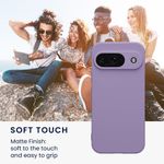 Laptop, Telefoane si Tablete - Telefoane mobile si accesorii - Accesorii Telefoane - Huse telefoane - Husa Kwmobile pentru Google Pixel 9, anti-alunecare, silicon, mov violet - Infinity.ro