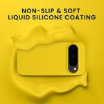 Laptop, Telefoane si Tablete - Telefoane mobile si accesorii - Accesorii Telefoane - Huse telefoane - Husa Kwmobile pentru Google Pixel 9/Pixel 9 Pro, anti-alunecare, sticla temperata, galben - Infinity.ro