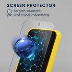 Laptop, Telefoane si Tablete - Telefoane mobile si accesorii - Accesorii Telefoane - Huse telefoane - Husa Kwmobile pentru Google Pixel 9/Pixel 9 Pro, anti-alunecare, sticla temperata, galben - Infinity.ro