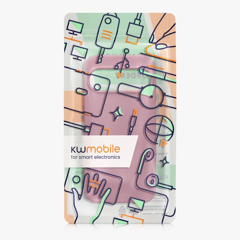 Laptop, Telefoane si Tablete - Telefoane mobile si accesorii - Accesorii Telefoane - Huse telefoane - Husa Kwmobile pentru Google Pixel 9/Pixel 9 Pro, incarcare wireless, anti-alunecare, silicon, mov - Infinity.ro