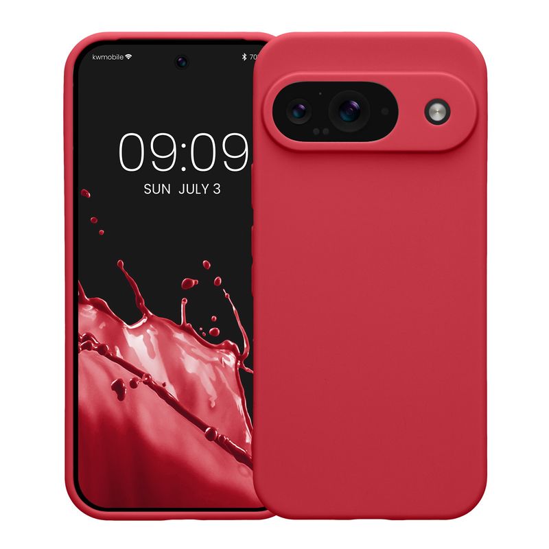 Laptop, Telefoane si Tablete - Telefoane mobile si accesorii - Accesorii Telefoane - Huse telefoane - Husa Kwmobile pentru Google Pixel 9, protectie la zgarieturi, silicon, roz - Infinity.ro