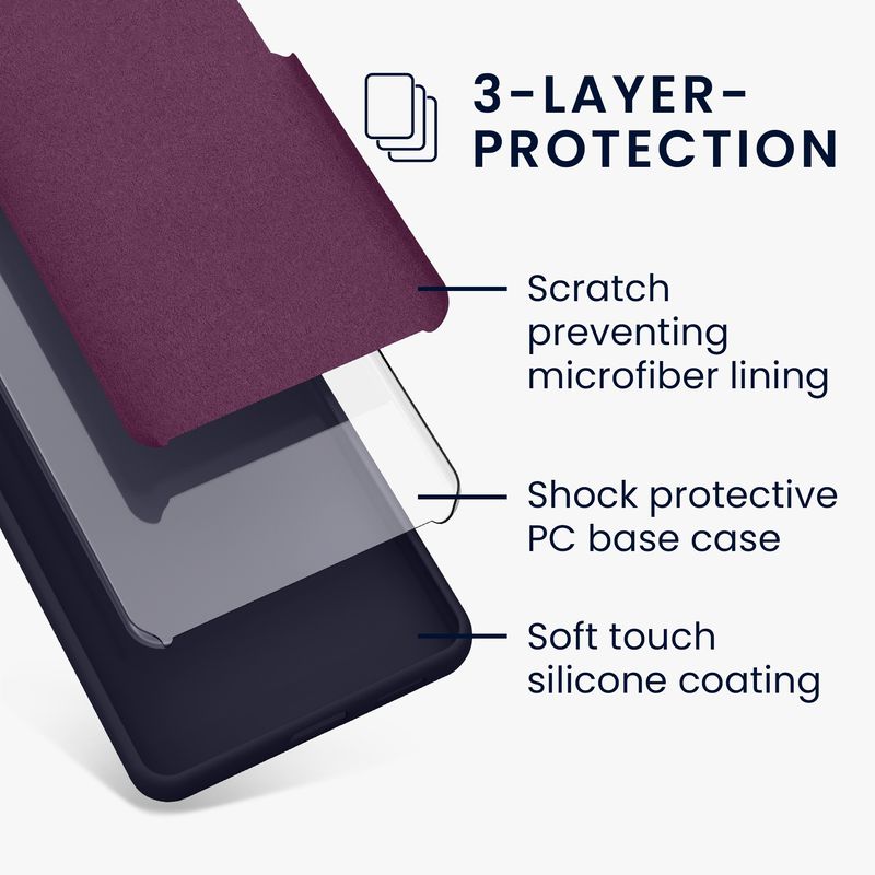 Laptop, Telefoane si Tablete - Telefoane mobile si accesorii - Accesorii Telefoane - Huse telefoane - Husa Kwmobile pentru Google Pixel 9/Pixel 9 Pro, incarcare wireless, silicon, albastru - Infinity.ro