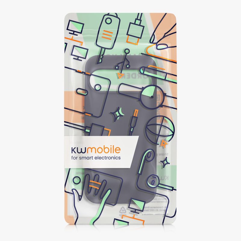 Laptop, Telefoane si Tablete - Telefoane mobile si accesorii - Accesorii Telefoane - Huse telefoane - Husa Kwmobile pentru Google Pixel 9/Pixel 9 Pro, incarcare wireless, silicon, albastru - Infinity.ro