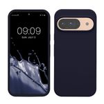 Laptop, Telefoane si Tablete - Telefoane mobile si accesorii - Accesorii Telefoane - Huse telefoane - Husa Kwmobile pentru Google Pixel 9/Pixel 9 Pro, incarcare wireless, silicon, albastru - Infinity.ro