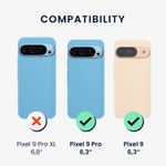 Laptop, Telefoane si Tablete - Telefoane mobile si accesorii - Accesorii Telefoane - Huse telefoane - Husa Kwmobile pentru Google Pixel 9/Pixel 9 Pro, protectie la socuri, silicon, alb - Infinity.ro