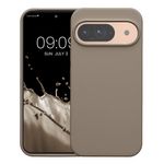 Laptop, Telefoane si Tablete - Telefoane mobile si accesorii - Accesorii Telefoane - Huse telefoane - Husa Kwmobile pentru Google Pixel 9/Pixel 9 Pro, incarcare wireless, silicon, gri, bej - Infinity.ro